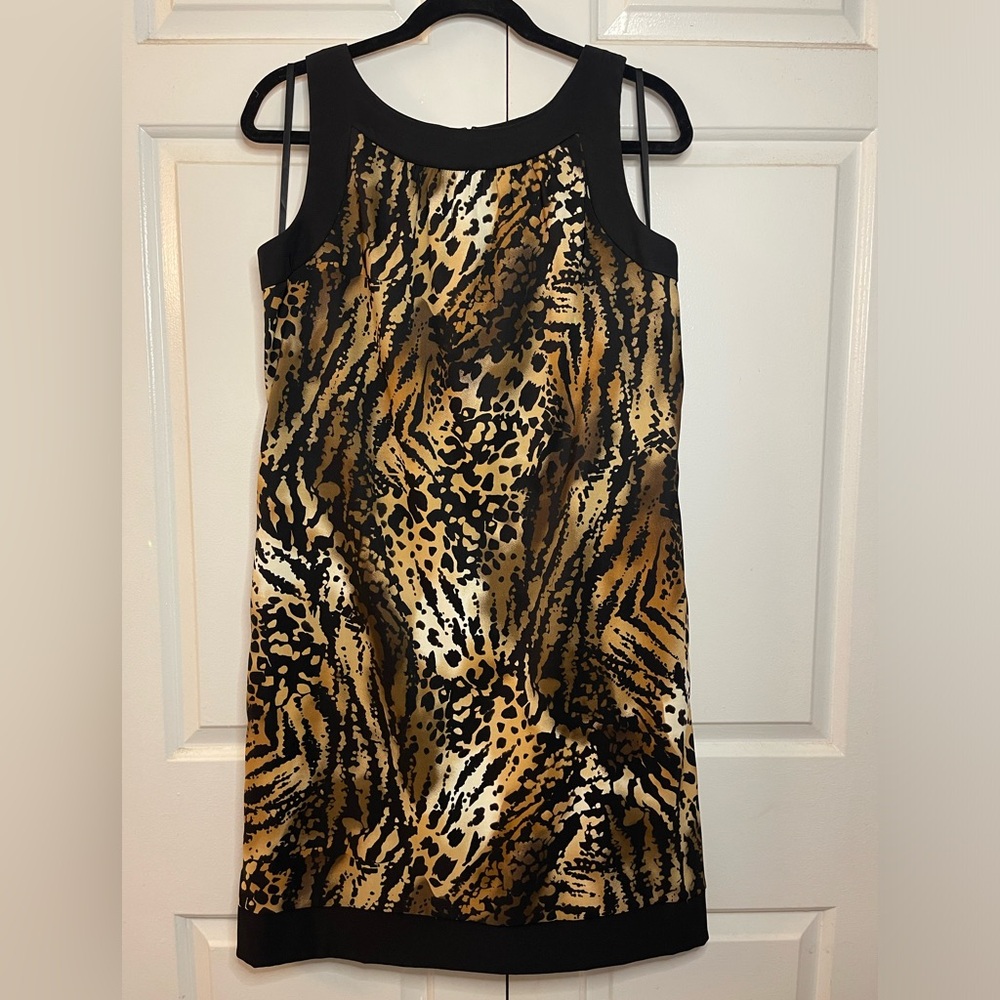 Animal Print Sheath Dress